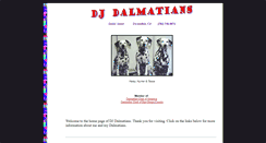 Desktop Screenshot of djdalmatians.com